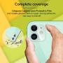 [ 2 Pack ] UniqueMe Camera Lens Protector for iPhone 11 Tempered Glass [High Definition] Scratch Resistant 6.1"