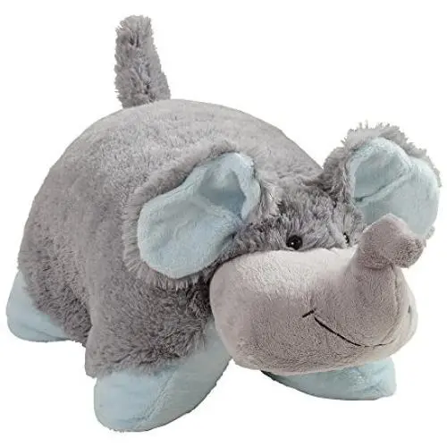 Pillow Pets Originals, Nutty Elephant, 18" Stuffed Animal Plush Toy