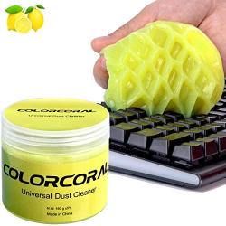 Cleaning Gel Universal Dust Cleaner for PC Keyboard Cleaning Car Detailing Laptop Dusting Home and Office Electronics Cleaning Kit Computer Dust Remover from ColorCoral 160G