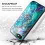 BENTOBEN iPhone SE 2020 Case, iPhone 8 Case, iPhone 7 Case, Slim Fit Glow in the Dark Shockproof Protective Hybrid Hard PC Soft TPU Bumper Cover for iPhone SE2 2020/ iPhone 7/8 4.7", Mandala in Galaxy
