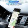TT&C Magnetic Cell Phone Car Mount, Universal Air Vent Phone Holder Fits iPhone 11, XR, X, 8, 7S, 6Plus, Samsung Galaxy & Other Smartphones (Black & Silver)
