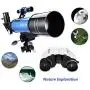 MaxUSee 70mm Refractor Telescope + 8X21 Compact HD Binoculars for Kids and Astronomy Beginners, Travel Scope for Moon Stars Viewing Bird Watching Sightseeing MaxUSee 70mm Refractor Telescope + 8X21 Compact HD Binoculars for Kids and Astronomy Beginners, Travel Scope for Moon Stars Viewing Bird Watching Sightseeing