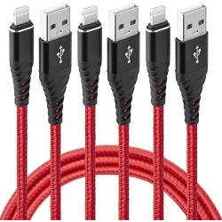Lightning Cable 3ft, CyvenSmart 3Pack 3Foot iPhone Charger Cables, Nylon Braided Data Sync iPhone USB Charging Cable Cord for iPhone 11/11 Pro / 11 Pro Max/XS/XS Max/XR/X / 8, iPad Mini.