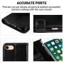 MONASAY iPhone 7 Wallet Case/iPhone 8 Wallet Case/iPhone SE 2020 Case,4.7-inch, [Glass Screen Protector Included] Flip Folio Leather Cell Phone Cover with Credit Card Holder for Apple iPhone 7/8/SE2