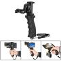 Fantaseal Ergonomic Action Camera Hand Grip Mount w/Smartphone Clip Compatible with Sony FDR X-3000V X1000VR HDR AS 300 AS-10/15 /20/30/50/100 Action Cam Nikon Keymission Hand Grip Handheld Holder