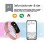 Nalite Fitness Tracker Temperature Test Bracelet IP68 Waterproof Smart Watches with Multi-Sport Mode/ Heart Rate/ Blood Oxygen/ Step Recording/ Calorie Function/ Information Push for Men and Women