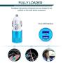 Lighter Charger Adapter, USB Car Charger, AILKIN 3.4a Fast Charging Dual Port Cargador de Carro for iPhone SE 11Pro Max 10 X XR XS Max 8 Plus 7s 6s, iPad, Samsung Galaxy S10e A10 S10 Plus S9, LG, GPS