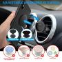 Air Vent Phone Holder for Socket Mount, pop-tech 360° Rotation Vent Clip Car Mount Silicone with Adjustable Switch Lock for Collapsible Grip/GPS Navigation & 3M Sticky Adhesive for Expanding Stand