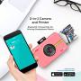 Polaroid Snap Touch Portable Instant Print Digital Camera with LCD Touchscreen (Pink) w/ 20 Twin Pack Zink 2x3 Photo Paper