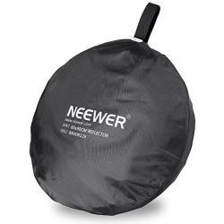 Neewer 5 in 1 Portable Round Collapsible Multi Disc Photography Lighting Reflector 24x36 inches/60x90centimeters with Carrying Case for Photo Studio Shooting