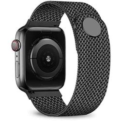 jwacct Compatible for Apple Watch Band 38mm 40mm 42mm 44mm, Adjustable Stainless Steel Mesh Wristband Sport Loop for iWatch Series 5 4 3 2 1