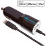 Apple Certified Lightning Car Charger - 3.1a Rapid Power - for iPhone 11 Pro XS Max X XR XS SE 8 Plus 7 6S 6 5S 5 5C - Cable & USB Socket for 2 Devices - Keeps You Connected