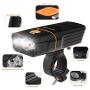V VONTOX Bike Light Set 1200 Lumens Runtime 20+ hrs 5200mAh Waterproof Rechargeable Lithium Battery, 3 Light Mode Options.Super Bright Front Headlight and Tail Light Fits All Bicycle.