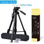 BAALAND Camera Tripod 20-70 Inch Lightweight Aluminum Compact Travel Tripod for Nikon Canon DSLR Video Camera 11LBS MAX Load with Bag