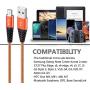 Micro USB Cable 10FT 4-Pack,Bynccea Long Android Charger Cable Nylon Braided Cell Phone Charger Android Fast Charging Cord Compatible with Samsung Galaxy S6 S7 Edge J7,LG,HTC,Motorola,Sony,Xbox,PS4