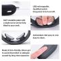 Neck Massager, Wandwoo Portable Cordless Neck Massage with Heat, 3 Modes and 15 Speeds for Office, Home,Travel and Gift-Black