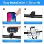 Bike Phone Mount, 360° Detachable Rotatable Bicycle & Motorcycle Cell Phone Holder Adjustable Handlebar Cradle fit iPhone 11 Pro Max/X/XS MAX/XR/8/8 Plus, Samsung 4.0"~6.5" by WESTRICHE (Black) Bike Phone Mount, 360° Detachable Rotatable Bicycle & Motorcycle Cell Phone Holder Adjustable Handlebar Cradle fit iPhone 11 Pro Max/X/XS MAX/XR/8/8 Plus, Samsung 4.0"~6.5" by WESTRICHE (Black)