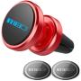 Air Vent Phone Holder, MEIDI Universal Magnetic Phone Car Mount 360 Rotation Cell Phone GPS Holder Compatible iPhone Samsung HTC and Mini Tablets(Red)