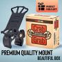 New 2020 Bicycle & Motorcycle Phone Mount - The Most Secure & Reliable Bike Phone Holder for iPhone, Samsung or Any Smartphone. Stress-Resistant and Highly Adjustable. +100 to Safeness & Comfort