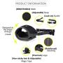 Soft Dog Muzzle for Small, Medium and Large Dogs, Anti-Biting, Barking and Chewing, Breathable Mesn Muzzle with Adjustable Secure Velcro, 5 Sizes