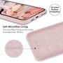 SURPHY Silicone Case Compatible with iPhone 11 Pro Max Case 6.5 inch, Liquid Silicone Full Body Thickening Design Phone Case (with Microfiber Lining) for iPhone 11 Pro Max 6.5 2019, Pink