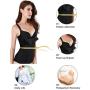 Nebility Women Waist Trainer Corset Zipper Vest Body Shaper Cincher Tank Top with Adjustable Straps