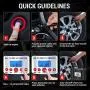 AUTOGEN Air Compressor Tire Inflator Dual Cylinder 180W 120 PSI 12V, Portable Air Pump Tire Inflator with Digital Pressure Gauge for Car Truck Bicycle Motorcycle Balls and Others