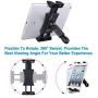 JUBOR Bike Tablet Holder, Portable Bicycle Car Phone Tablet Mount for Indoor Gym Treadmill, Spinning, Exercise Bike for iPad, iPad Pro, iPad Mini, 2, 3, iPad Air, iPhone Smartphone