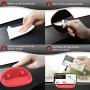 Loncaster Car Phone Holder, Car Phone Mount Silicone Car Pad Mat for Various Dashboards, Slip Free Desk Phone Stand Compatible with iPhone, Samsung, Android Smartphones, GPS Devices and More (Red)