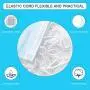 55 Yards 1/8 Inch High Elastic Bands for DIY Masks, 3mm White Wide Elastic String Rope for Self-Making Masks, DIY Sewing Craft 55 Yards 1/8 Inch High Elastic Bands for DIY Masks, 3mm White Wide Elastic String Rope for Self-Making Masks, DIY Sewing Craft