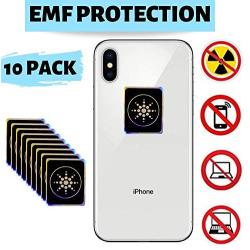 PureGoods EMF Protection Cell Phone for Radiation - Neutralizer Sticker Shield Blocker - Anti EMF for All Electronics Laptops, Tablets, TVs - 10 Pack Bundle Sale!!
