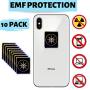 PureGoods EMF Protection Cell Phone for Radiation - Neutralizer Sticker Shield Blocker - Anti EMF for All Electronics Laptops, Tablets, TVs - 10 Pack Bundle Sale!!