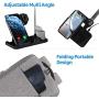 Wireless Charging Station, Earteana 3 in 1 Wireless Charger for Apple Watch Airpods, Wireless Charging Stand for iPhone 11/11pro/11pro Max/X/XS/XR/Xs Max/, Charging Station Dock for Other Qi Phones