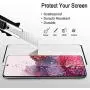 Galaxy S20 Plus Tempered Glass Screen Protector, [9H Hardness] [3D Curved Full Screen] [Support Fingerprint Unlock] Screen Glass HD Protective Film for Samsung Galaxy S20+ 6.7 inch