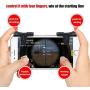 G-Dreamer Mobile Game Auxiliary Controller, L1/R1 Sensitive Controller and Aim Buttons for PUBG, Knives Out and Rules of Survival, Compatible with Android and iOS Smart Phone（1 Pair）