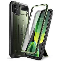 SUPCASE Unicorn Beetle Pro Series Case Designed for iPhone 11 6.1 Inch (2019 Release), Built-in Screen Protector Full-Body Rugged Holster Case (Green)