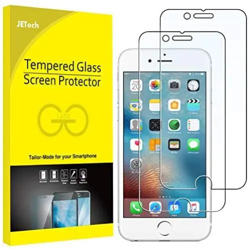 JETech Screen Protector for Apple iPhone 6 Plus and iPhone 6s Plus, 5.5-Inch, Tempered Glass Film, 2-Pack JETech Screen Protector for Apple iPhone 6 Plus and iPhone 6s Plus, 5.5-Inch, Tempered Glass Film, 2-Pack