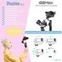 3-Axis Gimbal Stabilizer for Mirrorless Camera Sony a6300/a6500 α7SII RX100 Gopro 8/7/6/5 Action Camera Smartphone iPhone 11 Xs Max 8plus Samsung S10+, 2.65lb Payload,Splashproof,FeiyuTech G6 Max