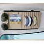 Helen-Box - Auto Sunshade Storage Bag Car Sun Visor CD Holder Car Sunshade Cover Card Bag Mobile Phone Bag Multi Function Wallet Accessories