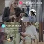 Tile Key Finder Locator Smart Tracker - Nut 2" Bluetooth Item Anti-Lost Phone Finder with App, Item Car Key GPS Alarm Tracer Reminder Chip for Bag Phone Pets Dog Keychain Wallet Purse Luggage, Orange