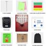 GECKO Kalimba 17 Keys Wide Key Thumb Piano builts-in EVA high-Performance Protective Box, Tuning Hammer and Study Instruction.K17MA