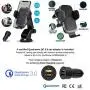 CharGenius Wireless Car Charger Mount, Qi Fast Charging Auto Clamping Phone Holder, Dashboard Windshield Air Vent CD Mount for iPhone 11 Pro XS Max XR X 8+, Android Samsung Galaxy S10+ S10 S9+ S9 S8+