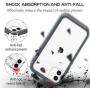 OTBBA iPhone 11 Case, Full-Body with Built-in Screen Protector Heavy Drop Protection Shock Absorption Cover Case Designed for iPhone 11-6.1 inch (White-Clear)