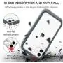 OTBBA iPhone 11 Case, Full-Body with Built-in Screen Protector Heavy Drop Protection Shock Absorption Cover Case Designed for iPhone 11-6.1 inch (White-Clear)