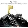 Mobile Game Controller for Pubg/Fotnite, [Upgrade 6 Finger Operation] Mobile Controller with 4 Triggers, L1R1 L2R2 Grip Gamepad Joystick Remote for 4.7-6.5" Android iOS Phone