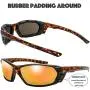 Motorcycle Riding Glasses Padded Frame Lens Block 100% UVB for Outdoor Activity Sport Motorcycle Riding Glasses Padded Frame Lens Block 100% UVB for Outdoor Activity Sport