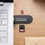 COCOCKA Micro SD Card Reader, 3-in-1 USB 2.0 Memory Card Reader OTG Adapter for PC/Laptop/Smart Phones/Tablets