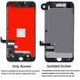 BeeFix Screen Replacement for iPhone 7 Black, 4.7" LCD Display and 3D Touch Digitizer Full Assembly, with Proximity Sensor,Front Facing Camera,Earpiece Speaker and Repair Tools,for A1660, A1778, A1779