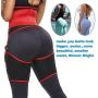 EIFFTER Waist Trainer for Women, High Waist Thigh Trimmer, 3 in 1 Weight Loss Butt Lifter Waist Trainer Shaping Slimming Support, Hips Belt Trimmer Body Shaper