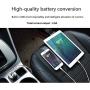 Dual USB Car Charger,Output 4.8A Car Adapter,Cigarette Lighter Voltage Meter Compatible for iPhone,iPad,Samsung,LG,Google Nexus,Other USB Devices,Black